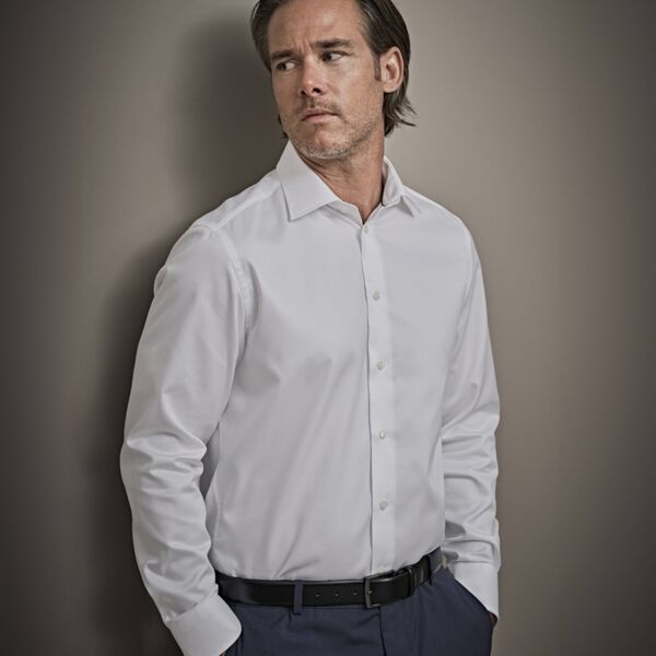 Tee Jays Luxury Comfort Fit Long Sleeve Oxford Shirt Thumbnail